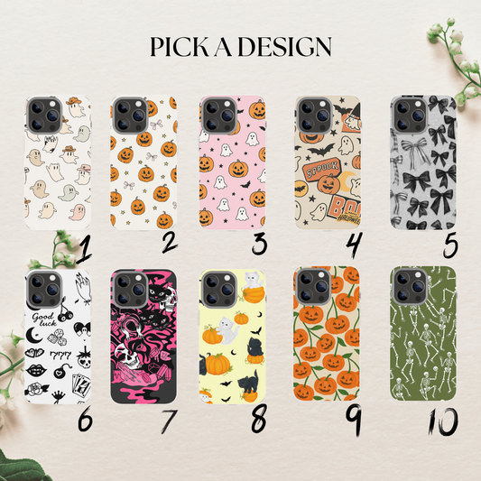 Autumn Halloween phone case, Halloween case 16/17 Pro image 1