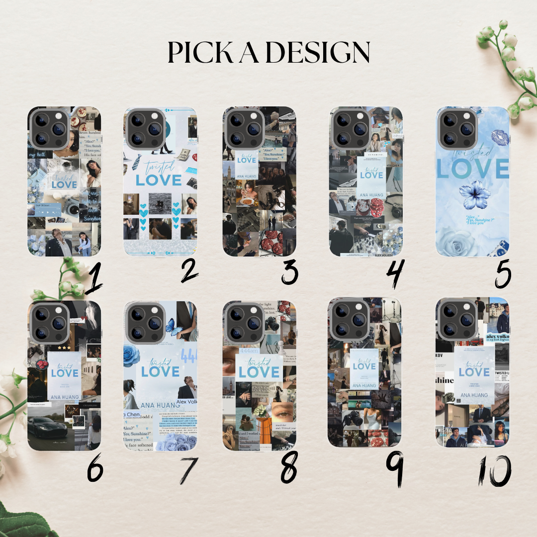 Twisted Love Protective Smartphone Casing - Handheld Cellphone Case for iPhone 16 Pro Max, 15, 14, 13, 12 Plus & Samsung S24 Ultra Custom-Fit Device Protection