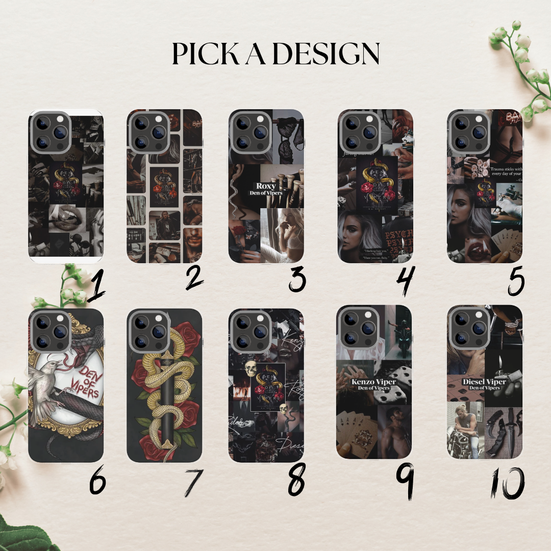 Den of Vipers Dark Romance Book Phone Case book 16 Pro Max 15 14 13 12 Plus