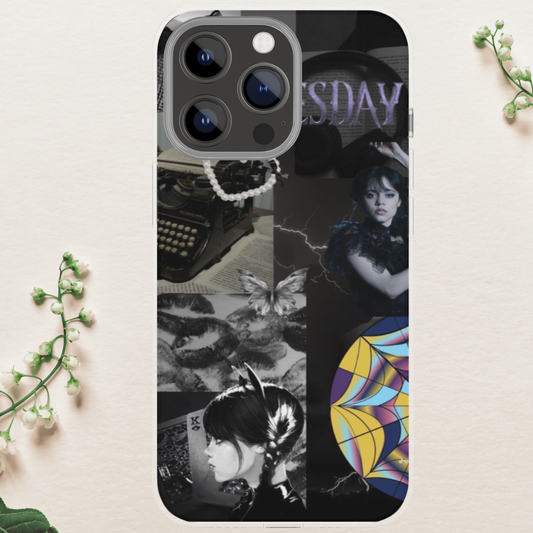 W Addams Halloween Horror case, Wednesday Halloween case 16 Pro Max, 1 image 1