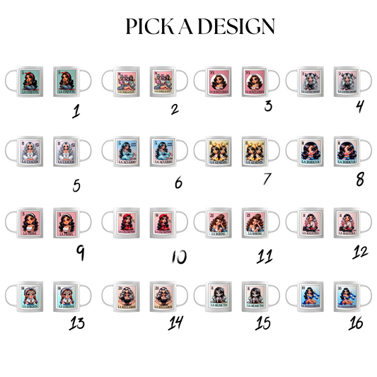 Loteria card en espanol mug, Cute La cancer mug, Spanish Design, LA capricornio image 1