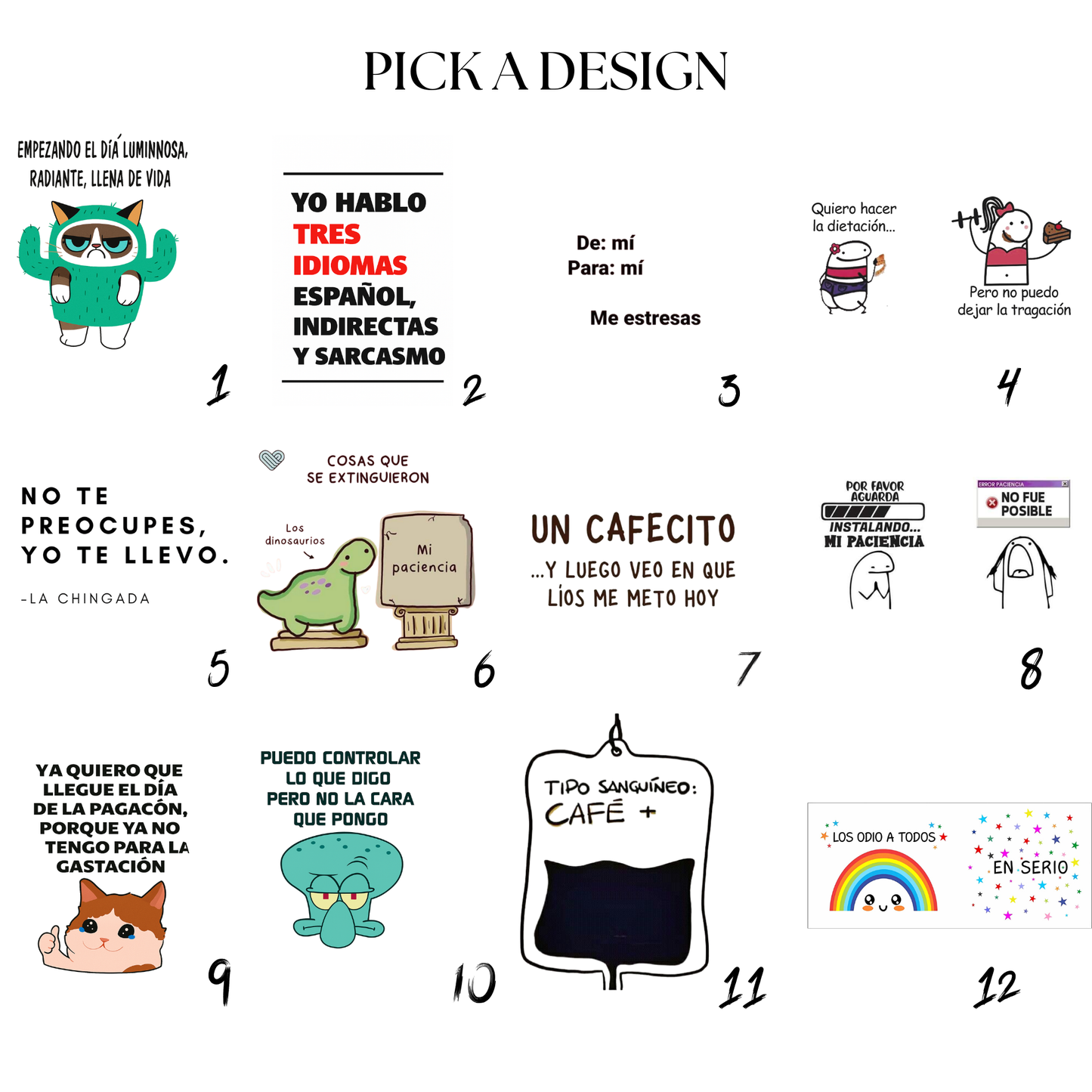 Funny Spanish Tumbler Flork Mug 12 oz 16 oz 20 oz Stainless Steel Tumbler image 3