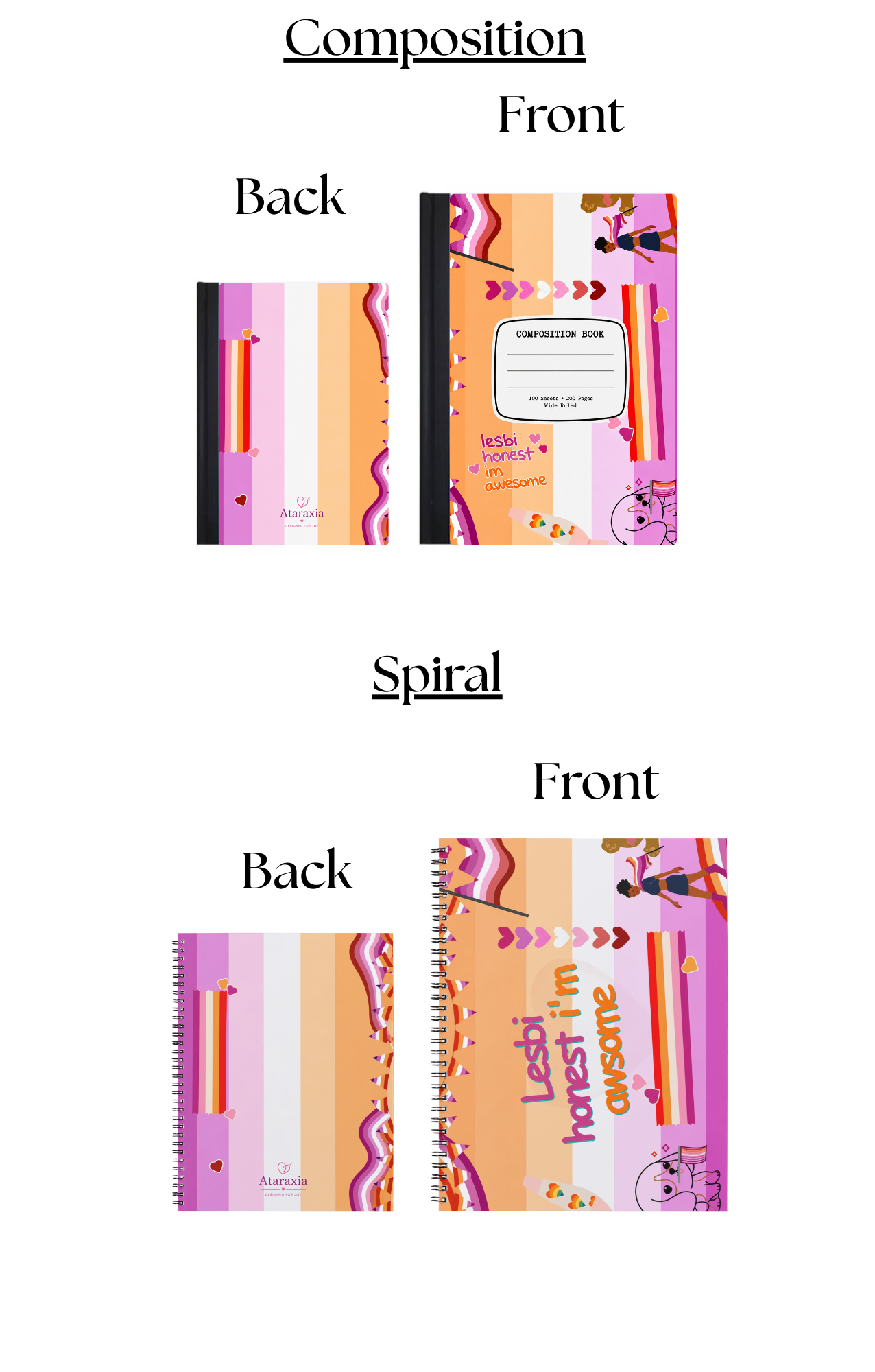 Pride Month Notebook Collection | Colorful LGBTQ+ Journals
