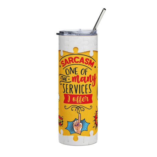 Sarcastic Tumbler Designs Funny Perfect Gift for a Friend or Partner image 0