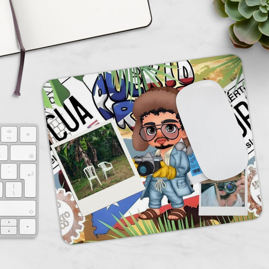 Puerto Rico Desk Mat - Colorful Map Mouse Pad, Office Decor, Gift for Puerto image 0