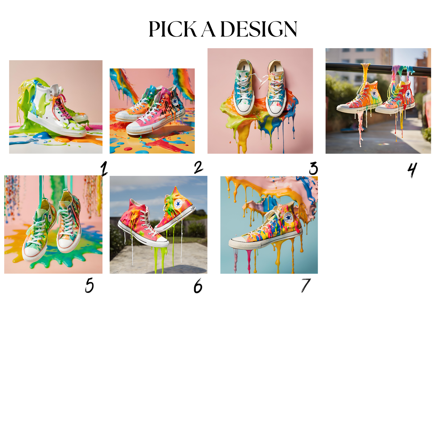 Paint Splash Tumbler Design | Neon Streetwear image 3