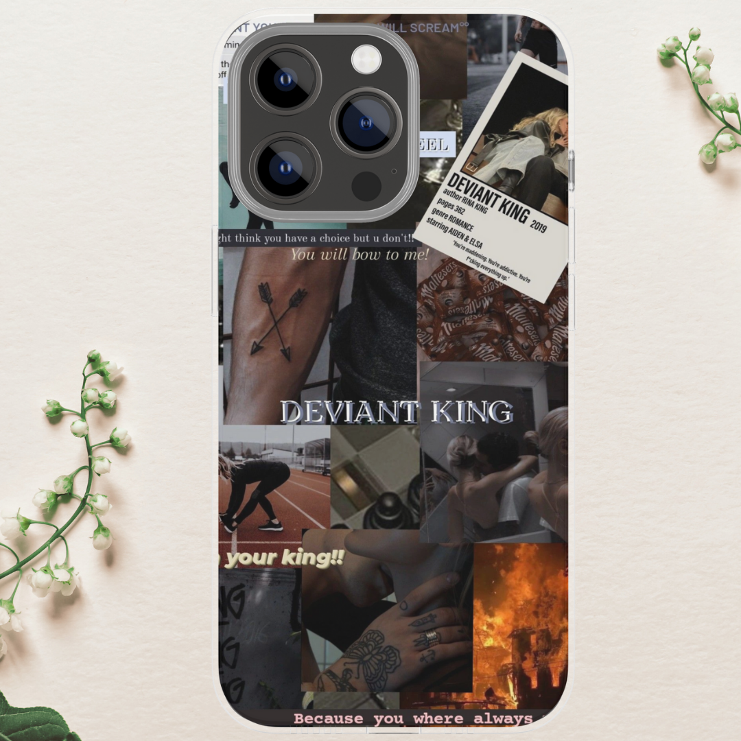 Rina Kent Deviant King Book Phone Case book 16 Pro Max 15 14 13 12 P image 0