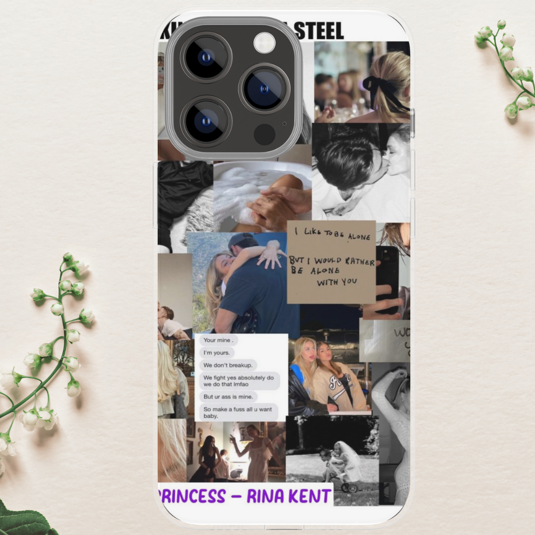 Rina Kent Steel Princess Book Phone Case book 16 Pro Max 15 14 13 12 P image 0