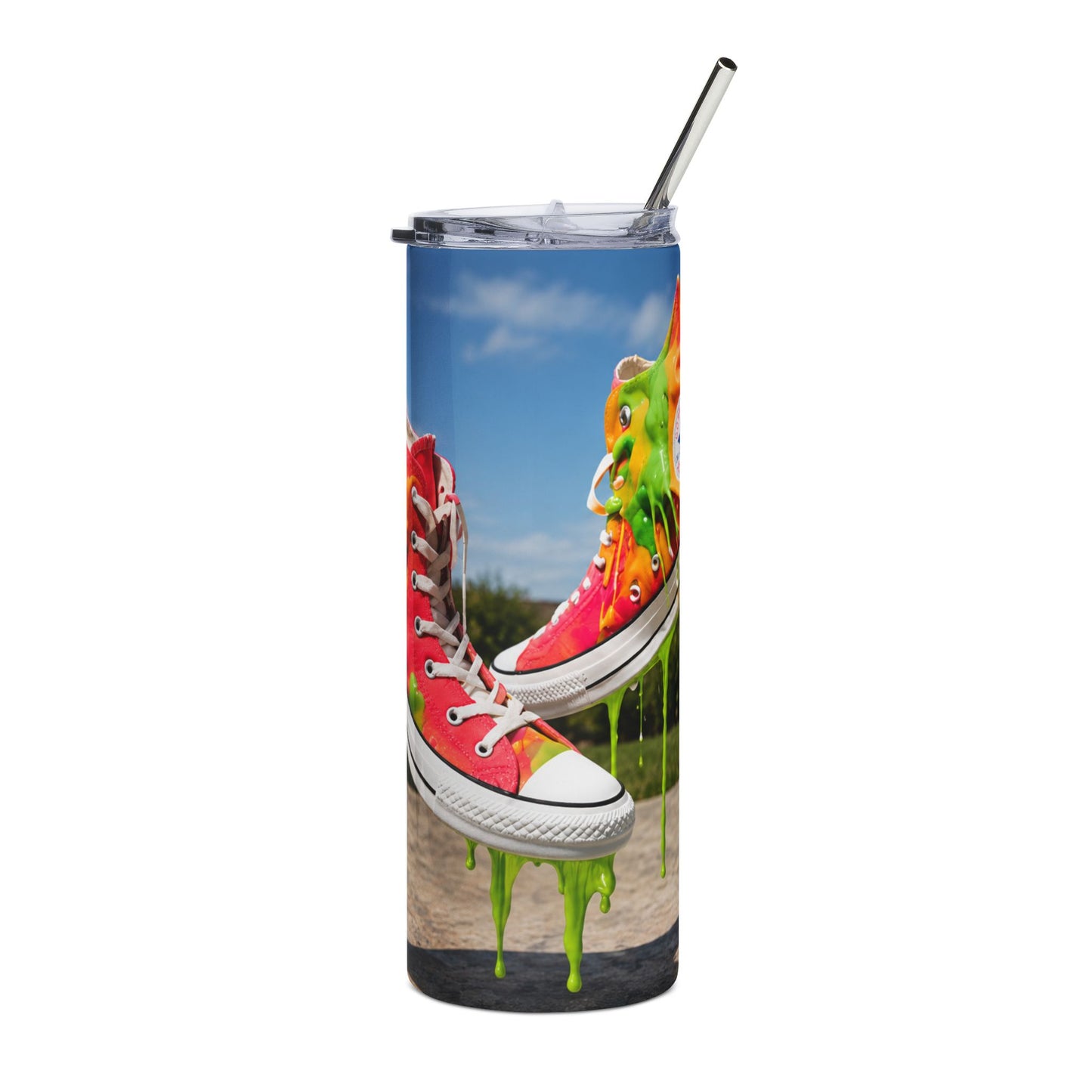 Paint Splash Tumbler Design | Neon Streetwear image 0