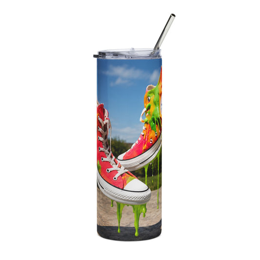 Paint Splash Tumbler Design | Neon Streetwear image 0