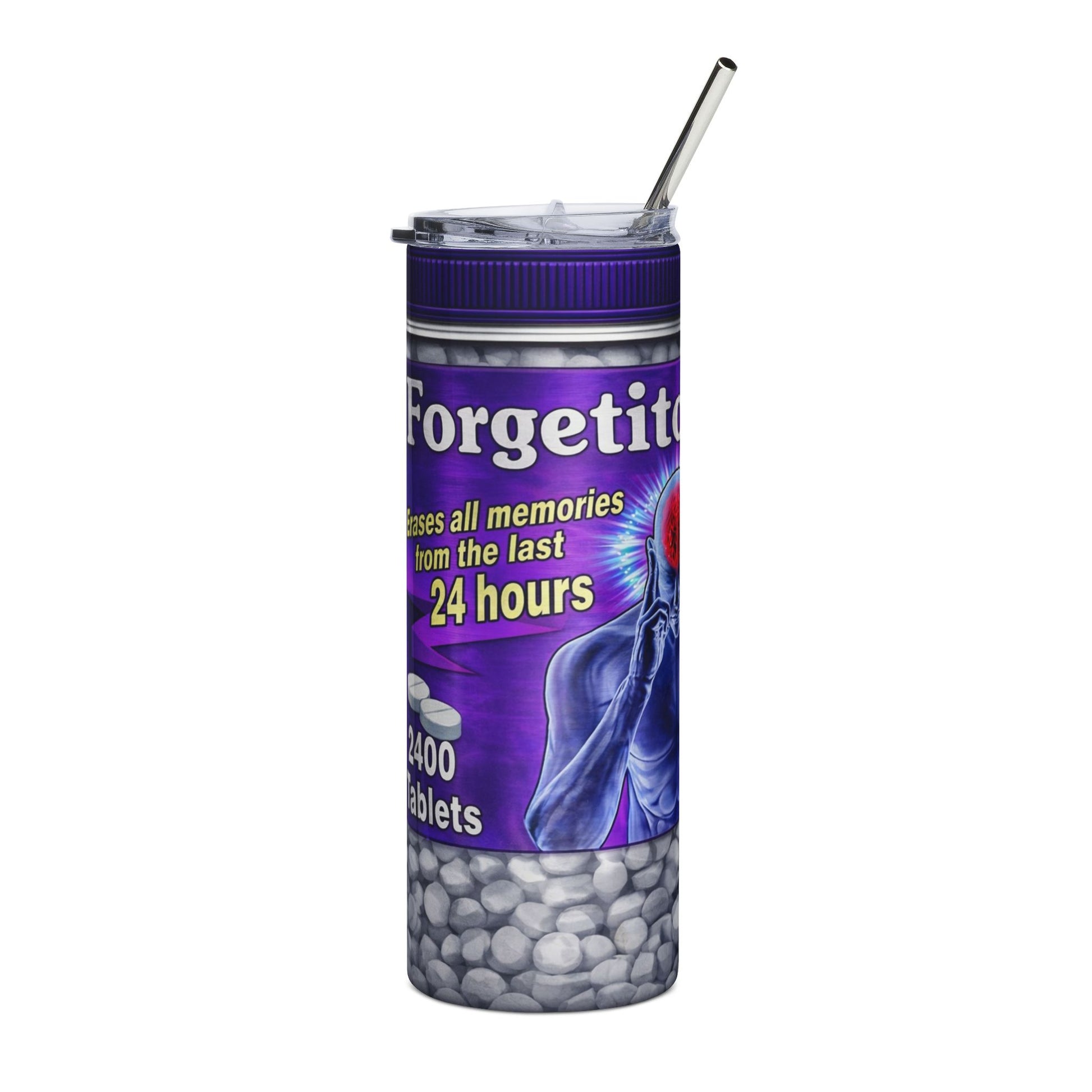 Forgetitol Antibacterial Prescription Tumbler 12 oz 16 oz image 0