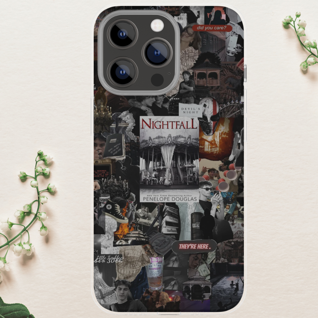 The Nightfall Dark Romance Book Phone Case book 16 Pro Max 15 14 13 12 Plus
