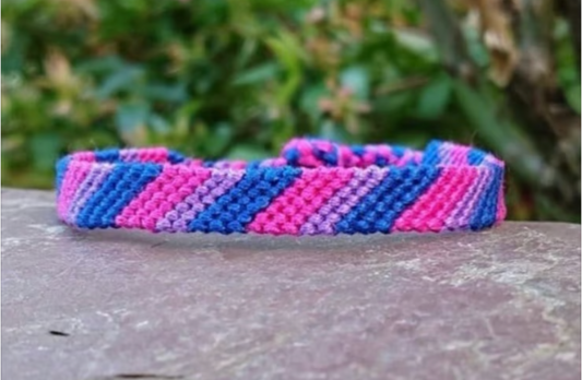 Woven Bisexual Bracelet image 0