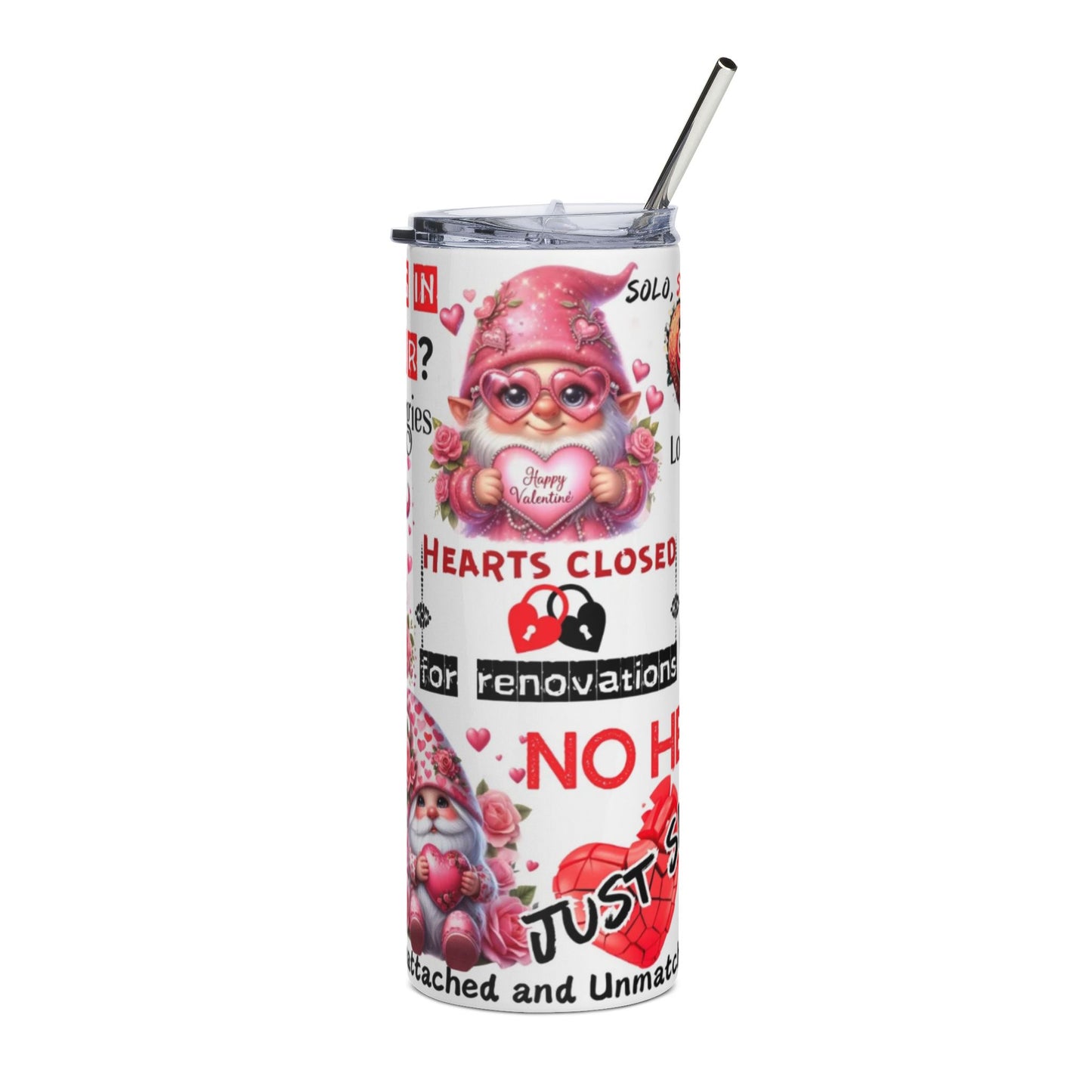 Anti-Valentine Tumbler Designs Perfect Gift for a Friend or Partner image 0