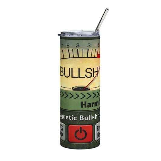 Bullsh** Antibacterial Prescription Tumbler 12 oz 16 oz image 0