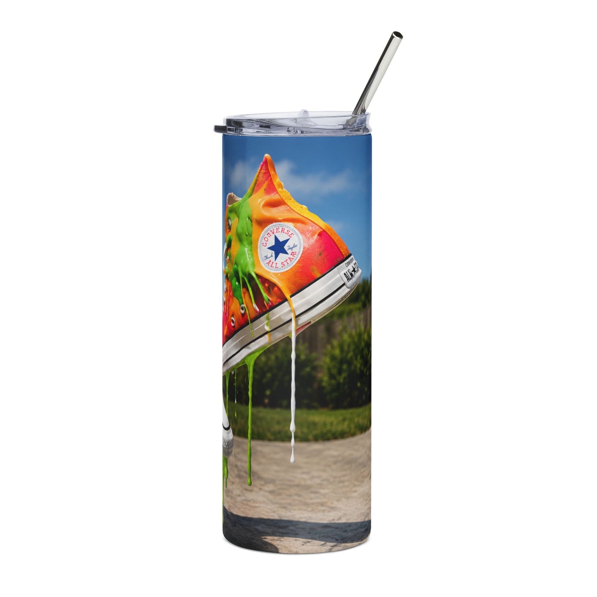Paint Splash Tumbler Design | Neon Streetwear image 2