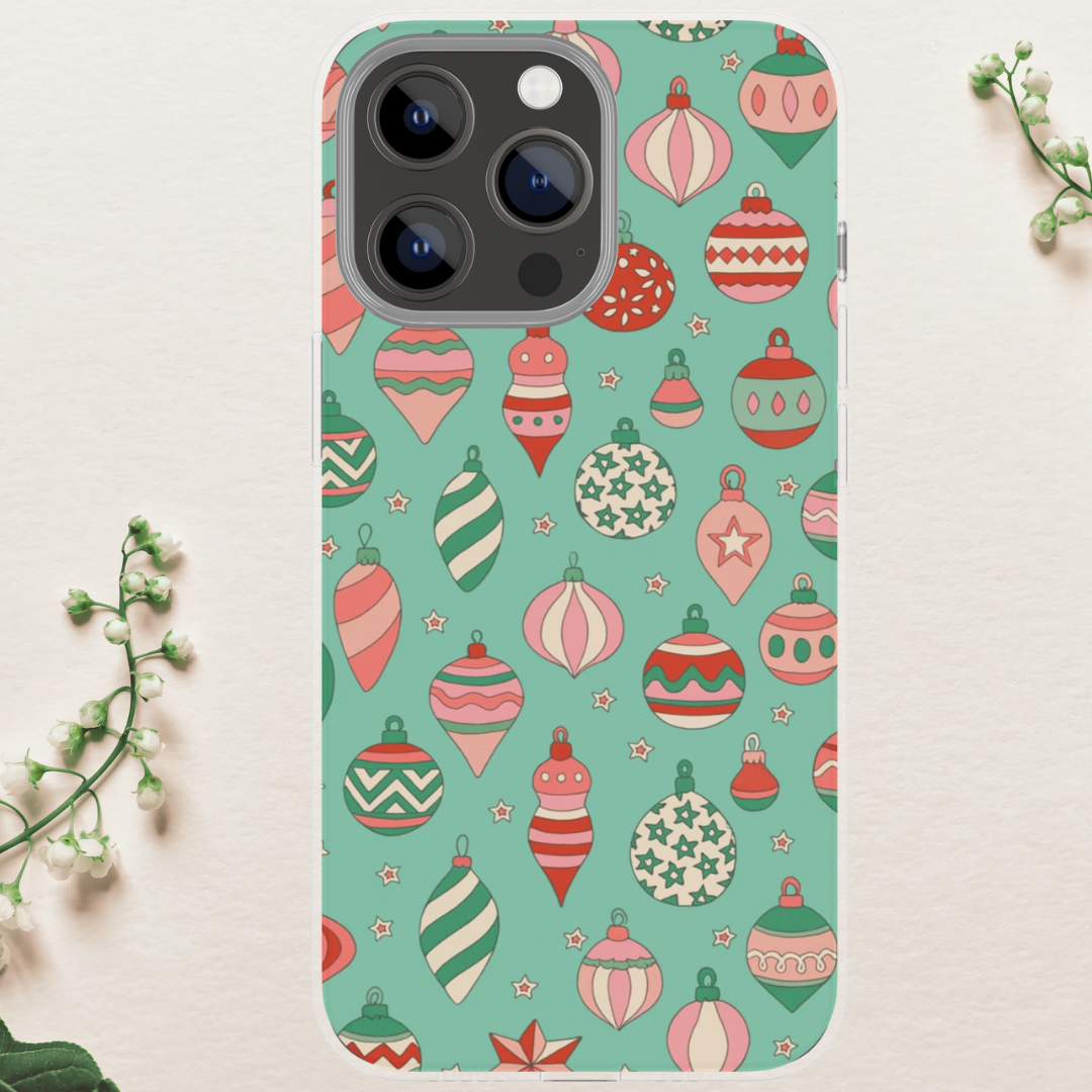 Winter Christmas phone case, holiday case 16/17  Pro image 0