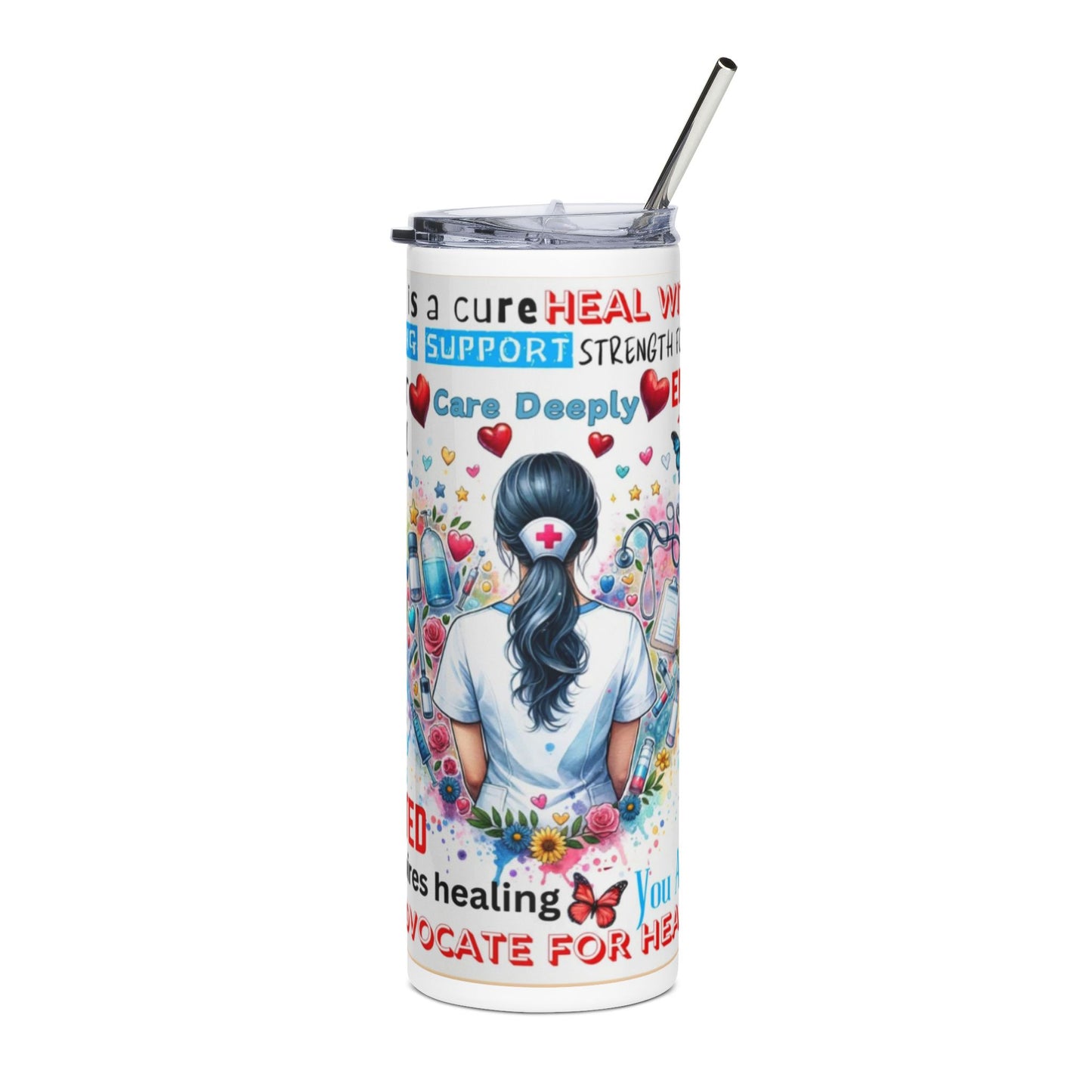 Nurse Life Tumbler 12 oz 16 oz 20 oz Customized Design Unique Medical Pr image 0