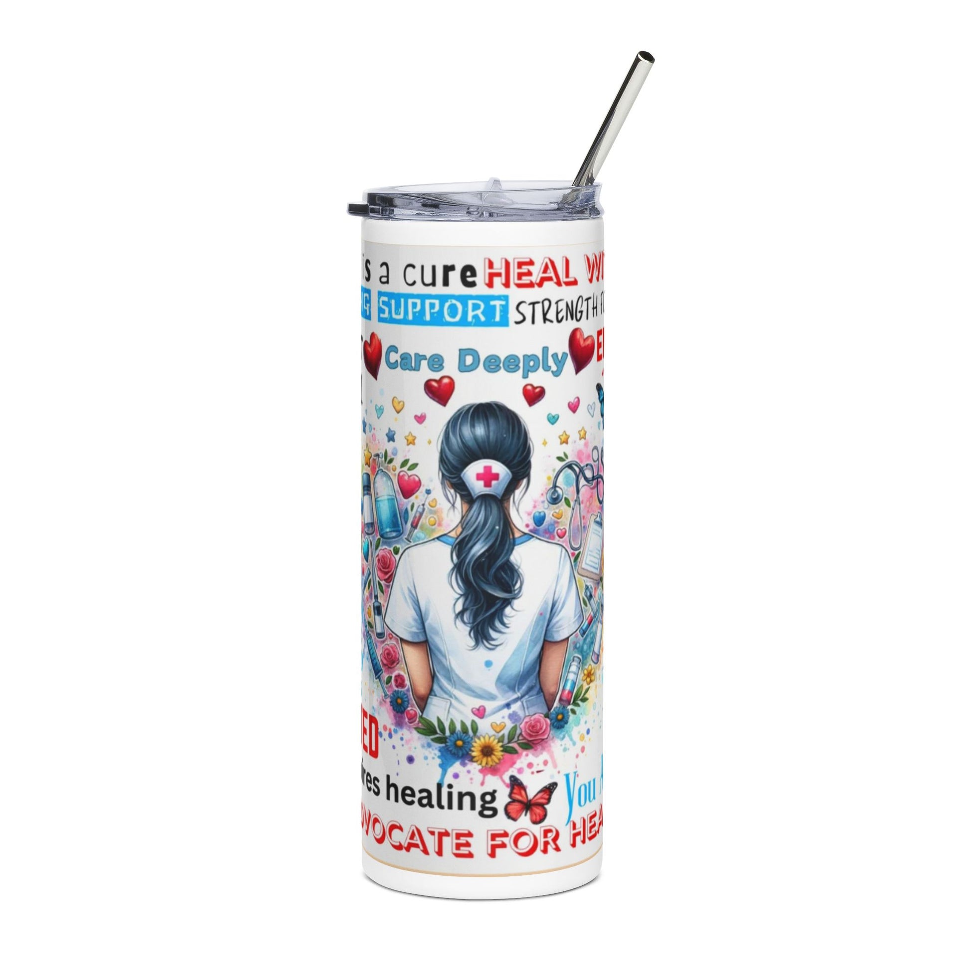 Nurse Life Tumbler 12 oz 16 oz 20 oz Customized Design Unique Medical Pr image 0