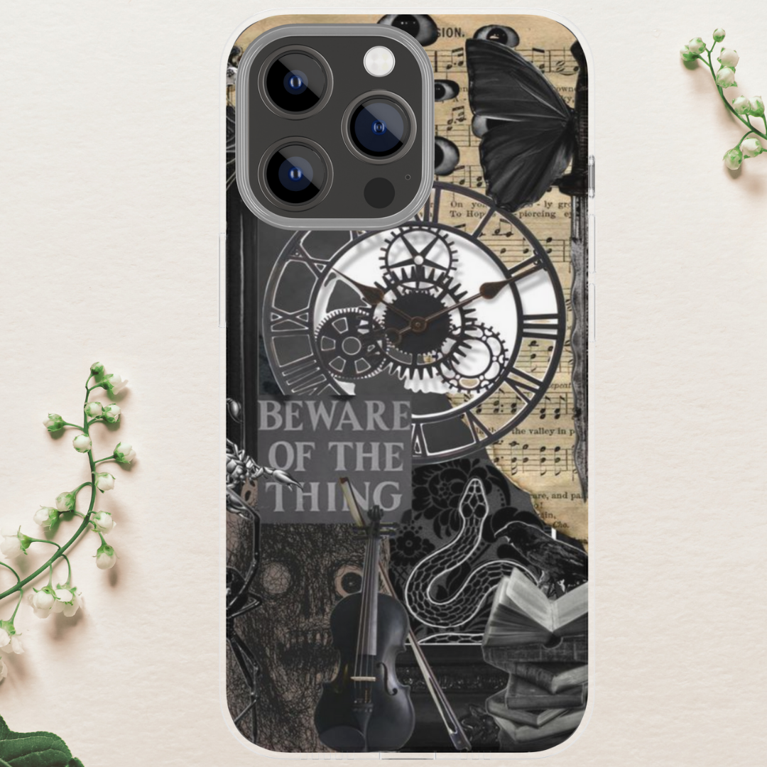 W Addams Halloween Horror case, Wednesday Halloween case 16 Pro Max, 1 image 0