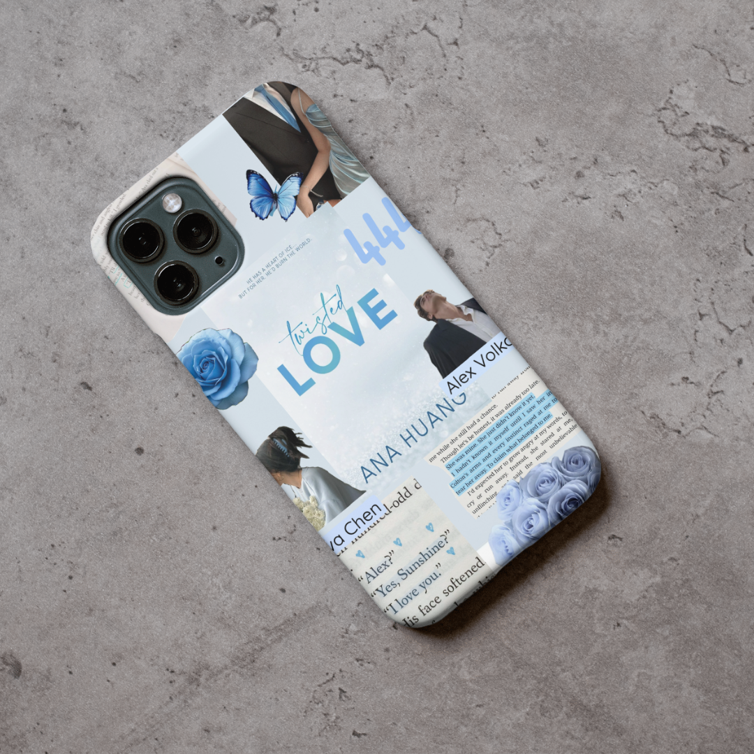 Twisted Love Protective Smartphone Casing - Handheld Cellphone Case for iPhone 16 Pro Max, 15, 14, 13, 12 Plus & Samsung S24 Ultra Custom-Fit Device Protection