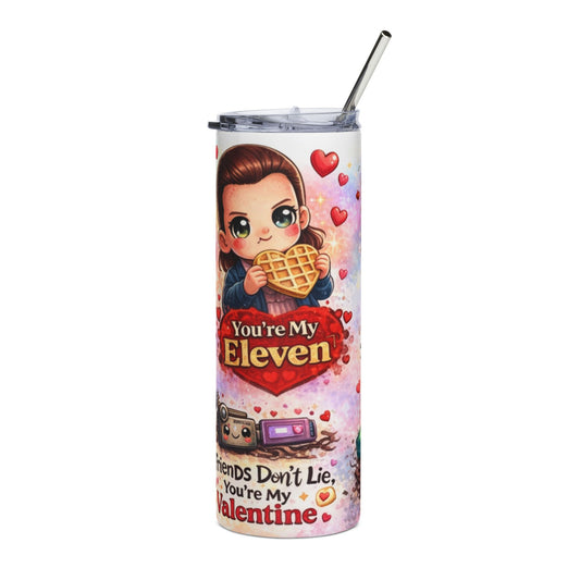“Stranger Love” Valentine tumbler, perfect for a friend or partner image 1