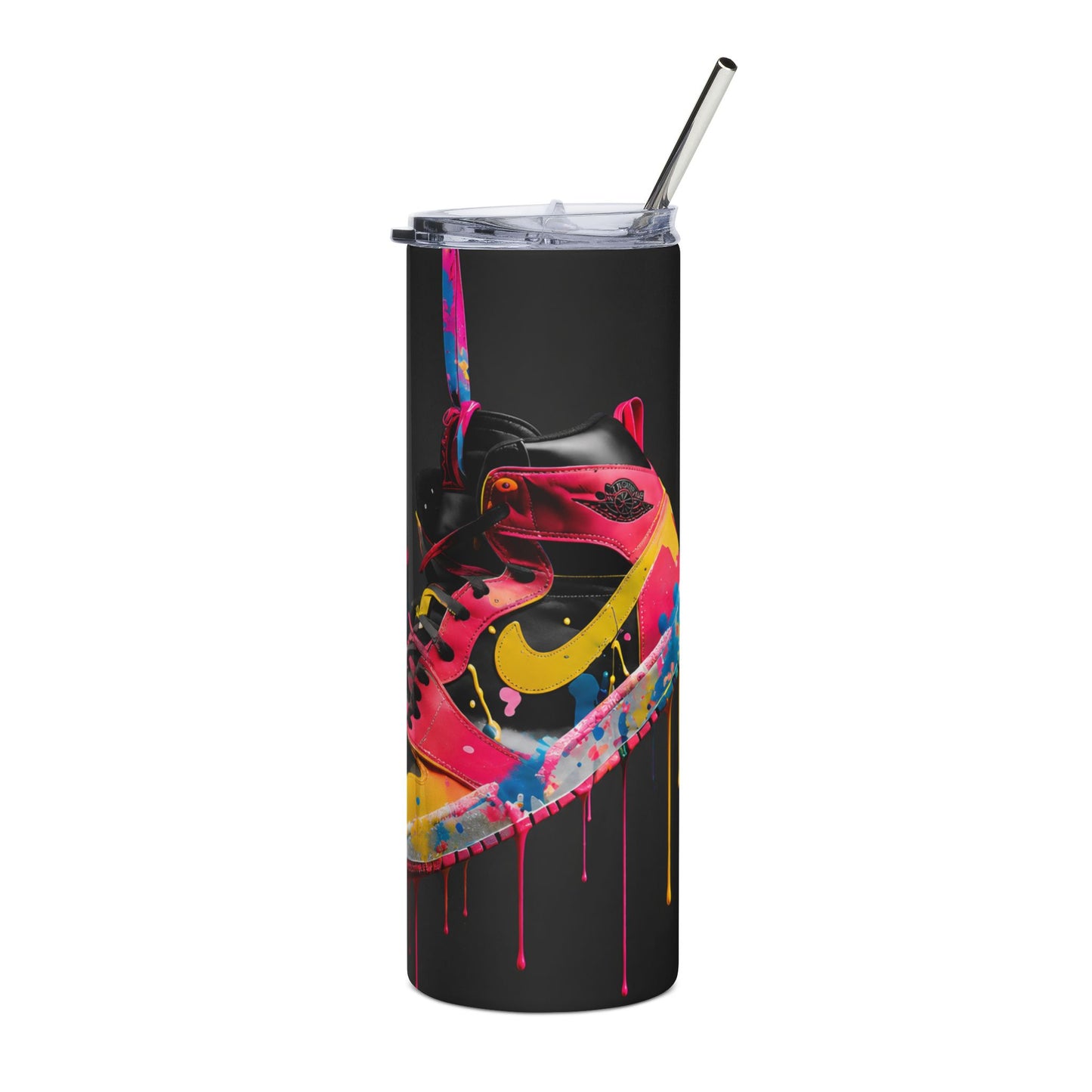 Paint Splash Tumbler Design | Neon Streetwear image 1