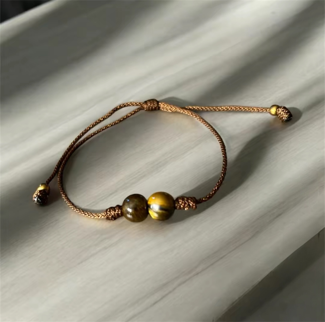 Tiger eye bracelet, tiger eye gemstone beaded bracelet, gift for friend, gift fo image 0
