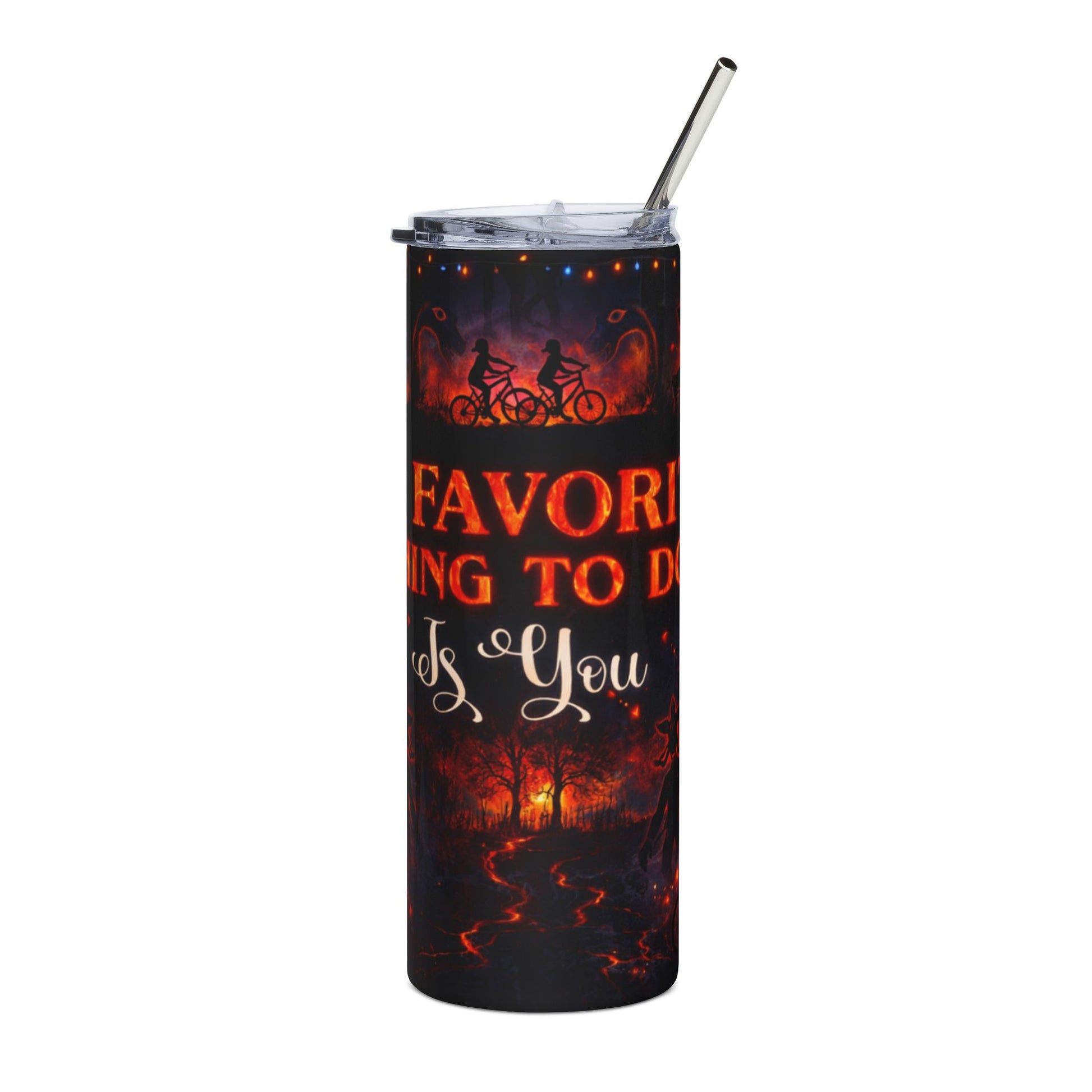 “Stranger Love” Valentine tumbler, perfect for a friend or partner image 0