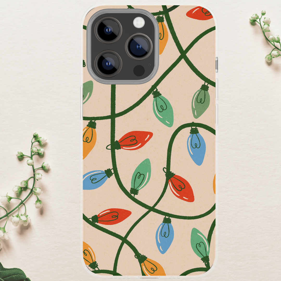 Winter Christmas phone case, holiday case 16/17  Pro image 0