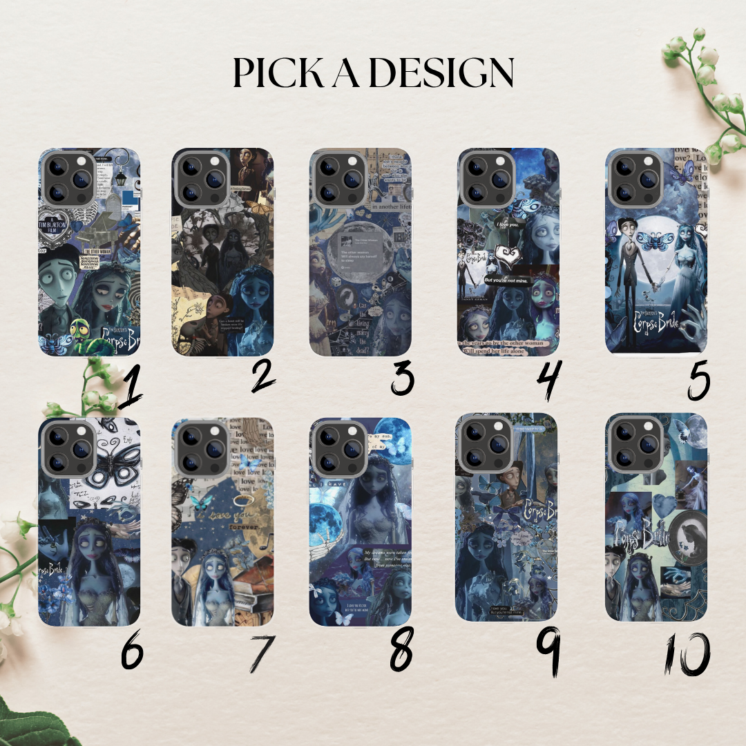 Corpse Bride Gothic, Halloween Gift, Tim Burton, Unique Art, Horror, 16 image 2