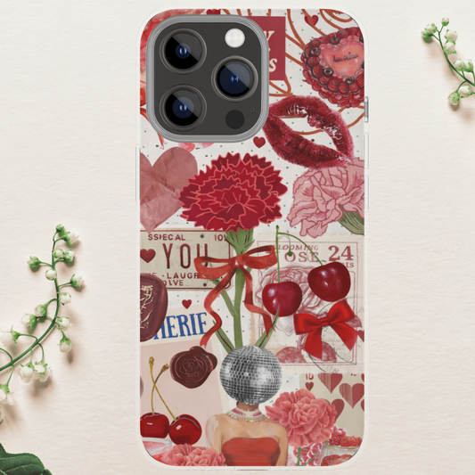 Birth Flower Collage Phone Case, Birth Month Gifts, Narcissus Floral Print Case image 0