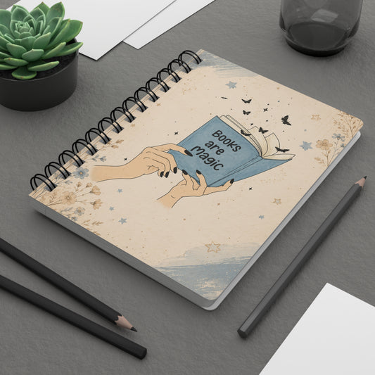 Book Lover Spiral Notebook | Cozy Reading Journal Collection