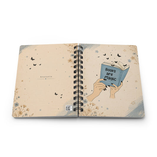 Book Lover Spiral Notebook | Cozy Reading Journal Collection