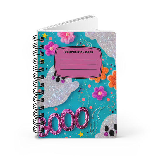 Halloween Composition Notebook | Cute Ghost & Spooky School Journal