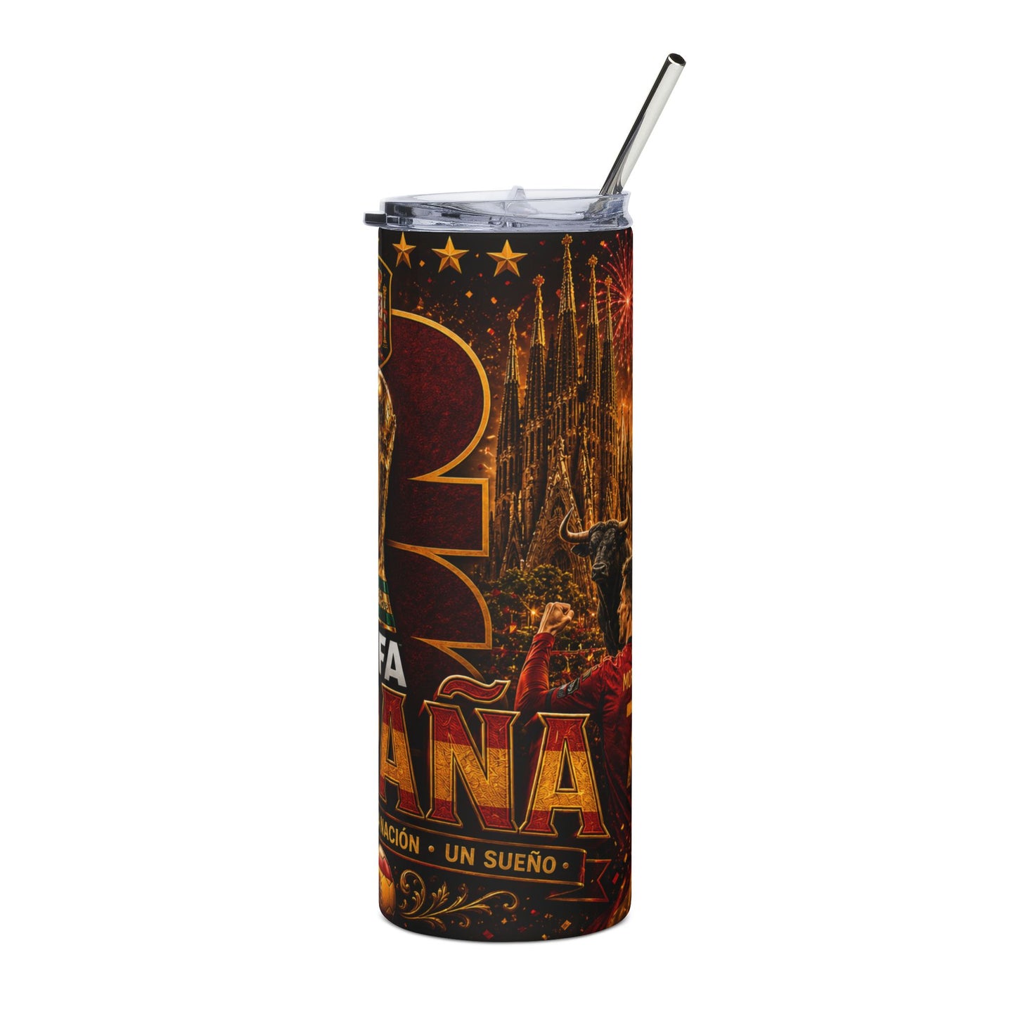 La Niña Que Fui 16oz Frosted Glass Cup | Inspirational Spanish Glass Cup