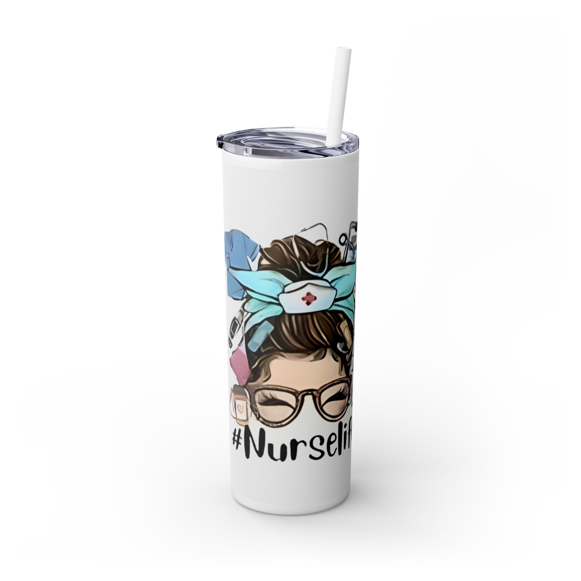 Nurse Life Tumbler 12 oz 16 oz 20 oz Customized Design Unique Medical Profession image 0