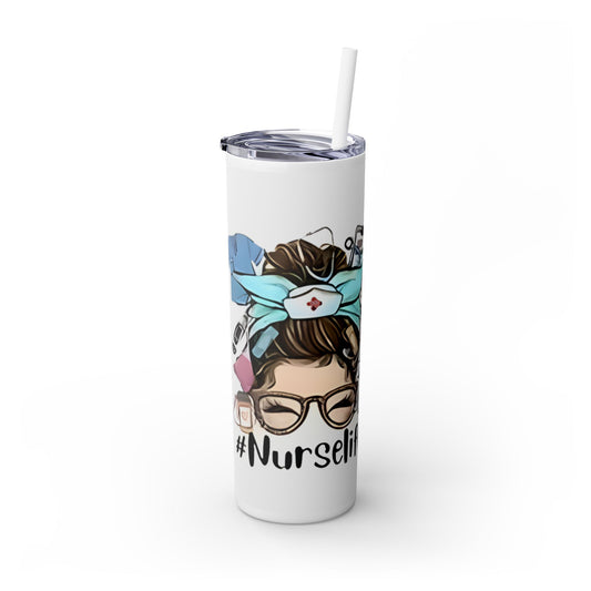 Nurse Life Tumbler 12 oz 16 oz 20 oz Customized Design Unique Medical Profession image 0