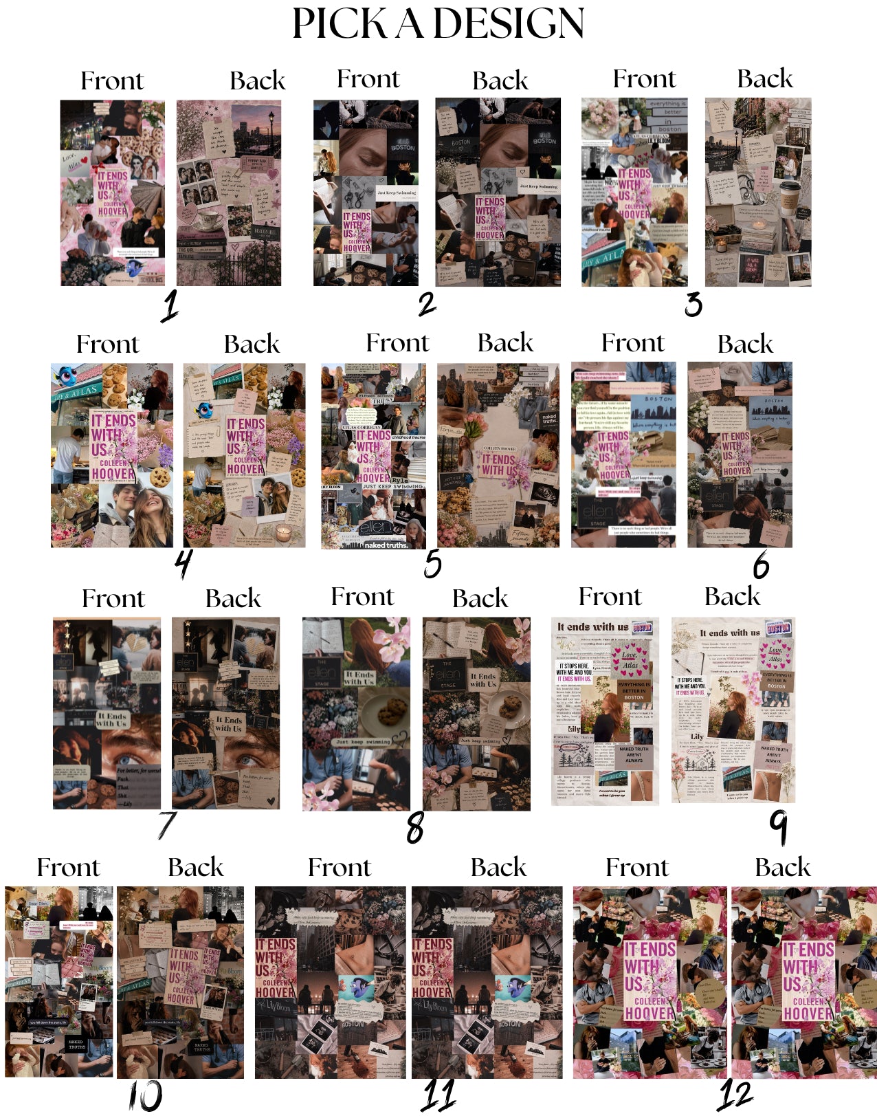 It Ends With Us Inspired Notebook Collection | Bookish Aesthetic Journals image 3