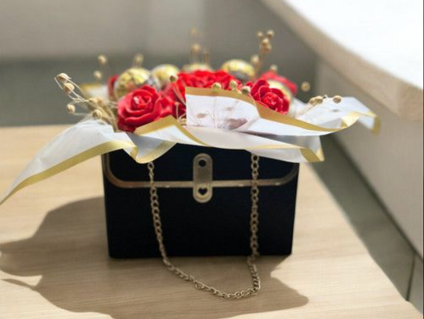 Candle Bouquet Purse | Wax Candles | Flowers and Candle Gift | Luxury Gift image 0