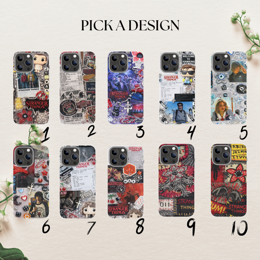 Stranger Phone Case things 16 Pro Max 15 14 13 12 P image 1