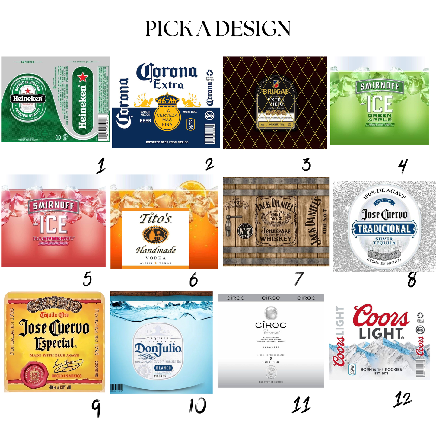 Beverage Tumbler Designs Perfect Gift for a Friend or Partner image 1