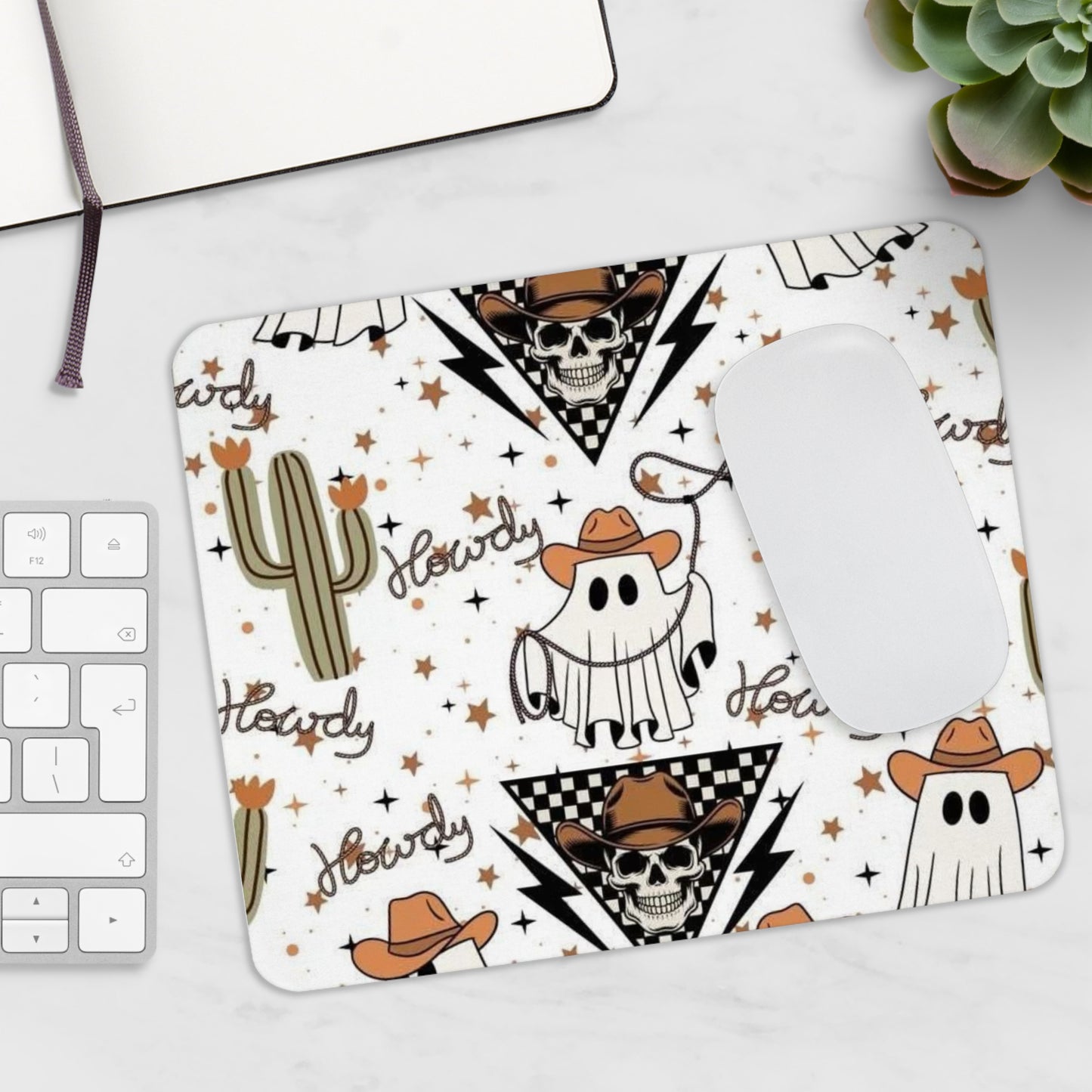 Halloween Mouse Pad with Non-slip Rubber Base for Smooth Gaming and Offi image 0