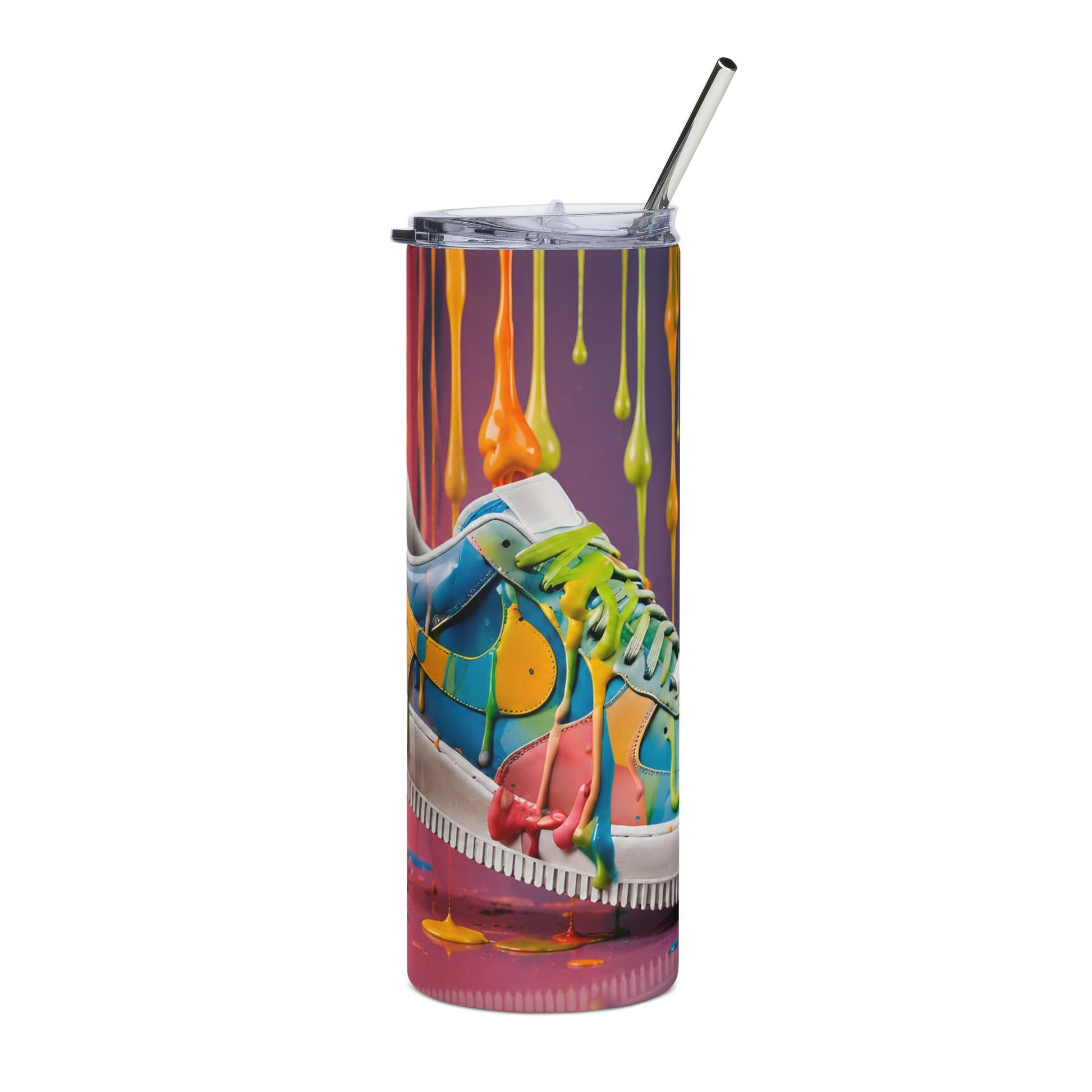 Paint Splash Tumbler Design | Neon Streetwear image 1