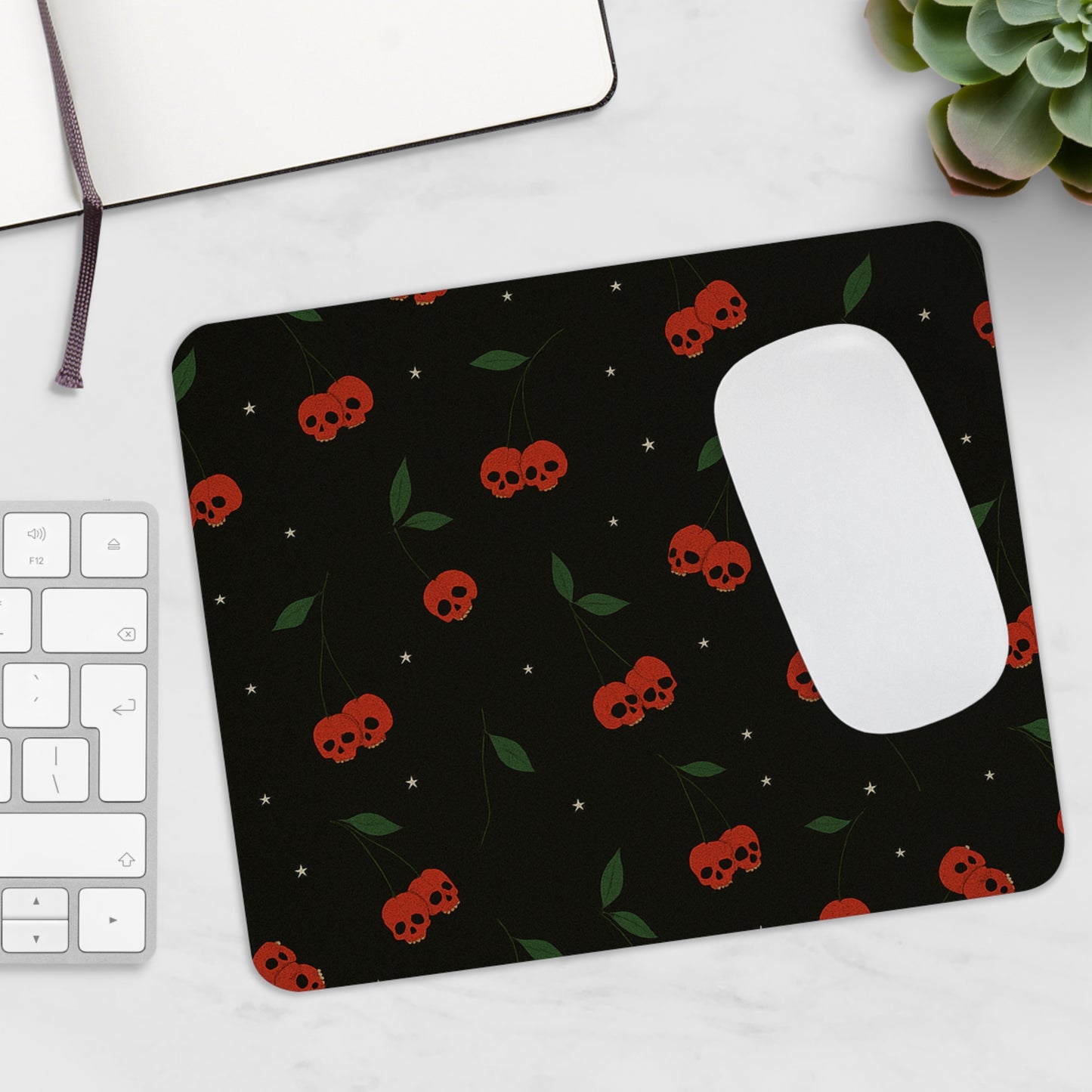 Halloween Mouse Pad with Non-slip Rubber Base for Smooth Gaming and Offi image 0