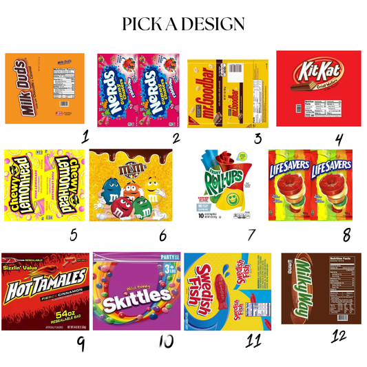 Candy Themed Tumblers, in 12 oz , 15 oz, 16 oz , and 20 oz idea. for eve image 1
