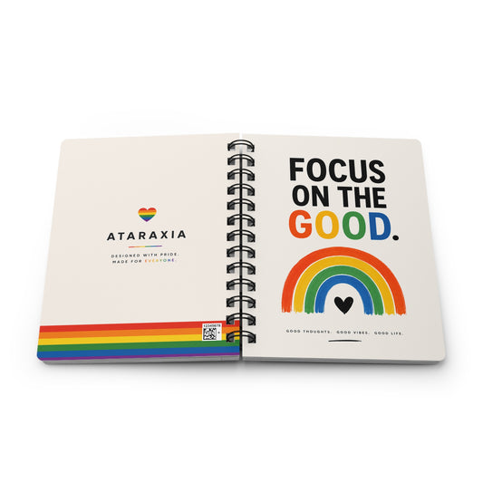 Minimalist Pride Notebook & Journal Collection | LGBTQ+ Rainbow Designs image 1