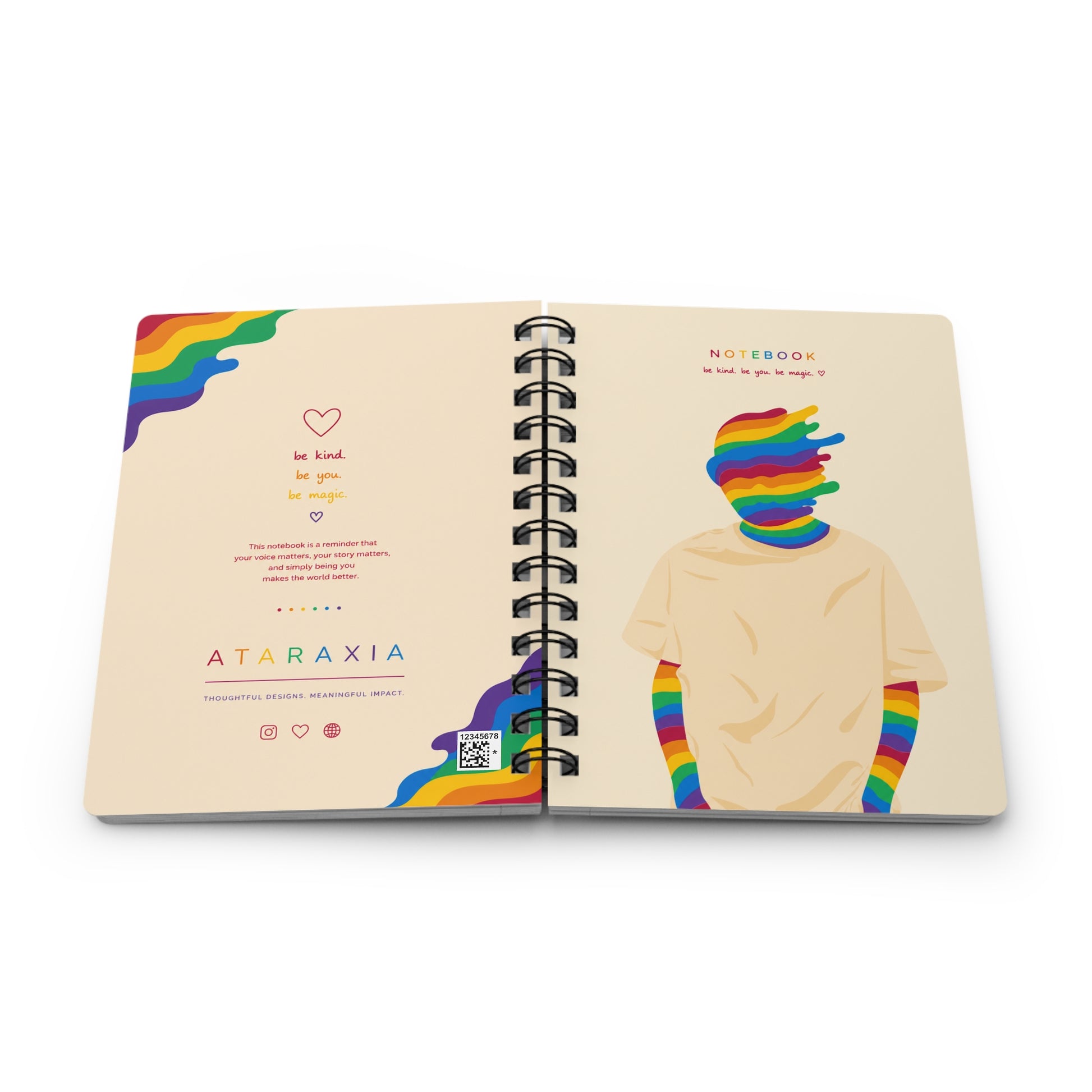 LGBTQ+ Pride Journals & Notebooks | Rainbow Inspired Covers image 1