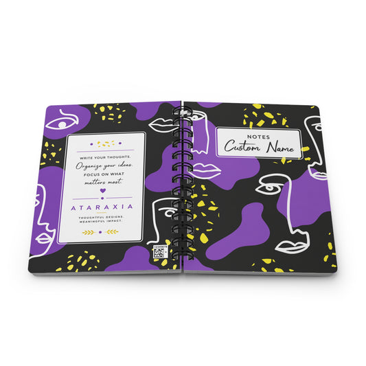 Personalized Pattern Notebook Collection | Custom Spiral Journals image 1