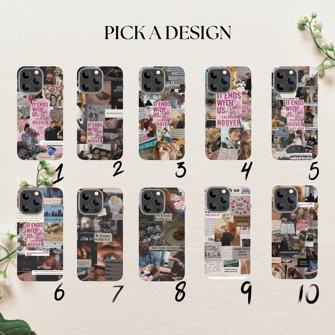 It Ends With Us Inspired Phone Case Collection | Booktok Aesthetic Cases image 2
